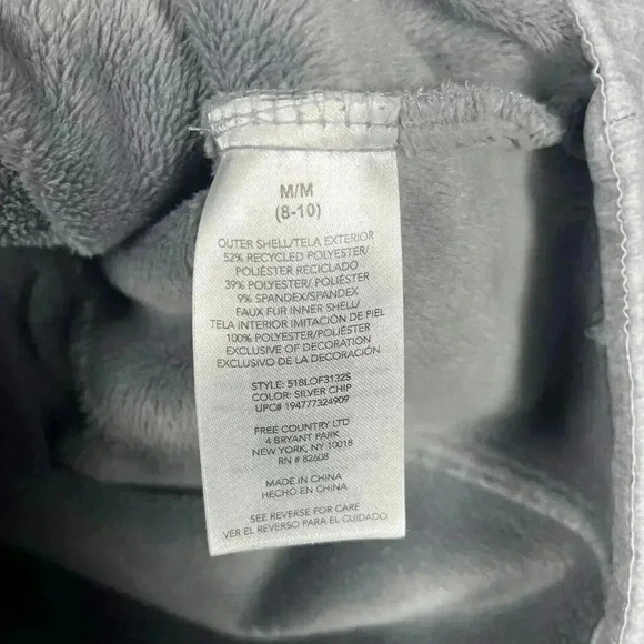 Free Country Womens Aeris 2 Super softshell jacket size medium 8-10 gray - Picture 4 of 8